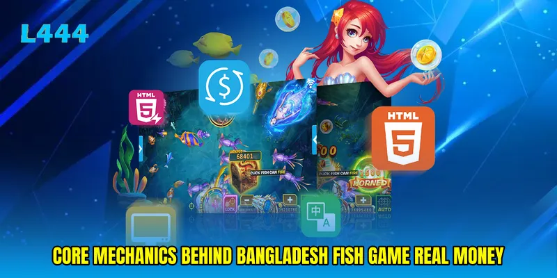 Core mechanics behind Bangladesh fish game real money